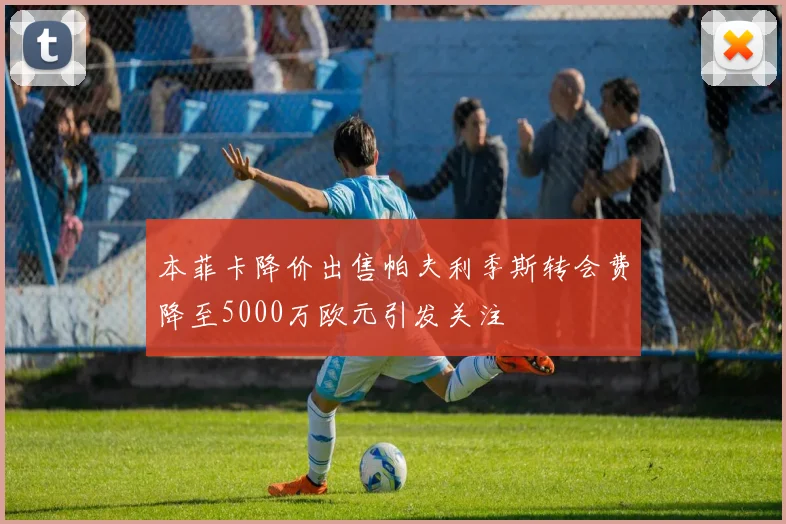 本菲卡降价出售帕夫利季斯转会费降至5000万欧元引发关注
